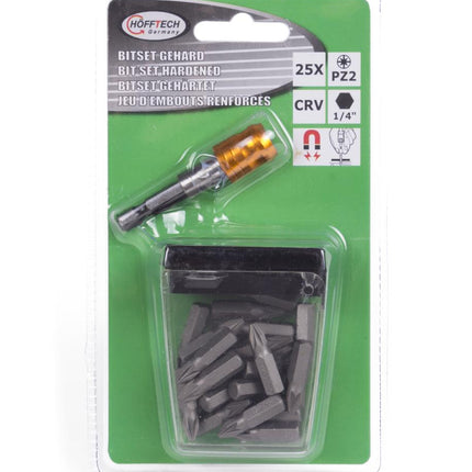 Hofftech Bitset Gehard S2 - 25-delig - PZ2 met Quick Release
