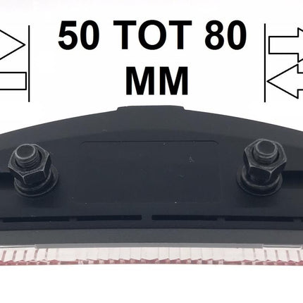 Benson LED Fietsachterlicht - Staartreflector - 2 LED's - Bagagedrager 50/80mm