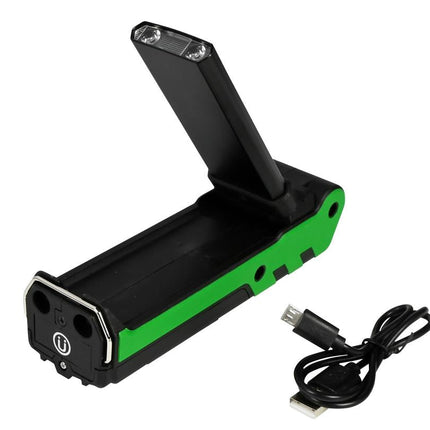 Hofftech 2-in-1 LED Looplamp & Zaklamp - 5W COB - Powerbank - Dimbaar