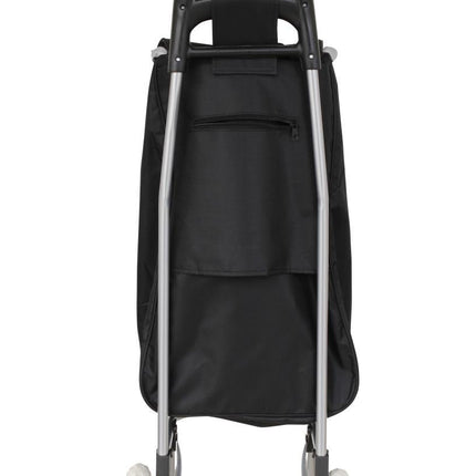 Benson Inklapbare Boodschappentrolley - 40 Liter - Zwart - 92 cm Hoog