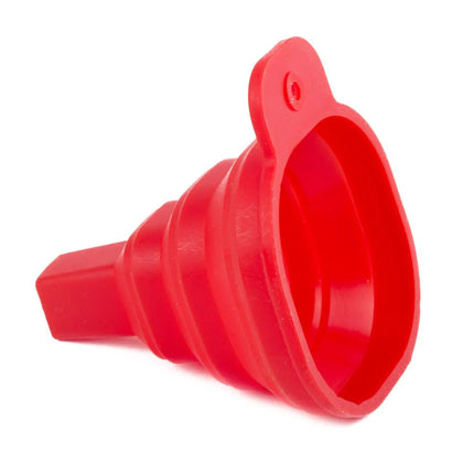 Benson Siliconen Trechter - 55 mm - Opvouwbaar - Rood - Met Hangoog
