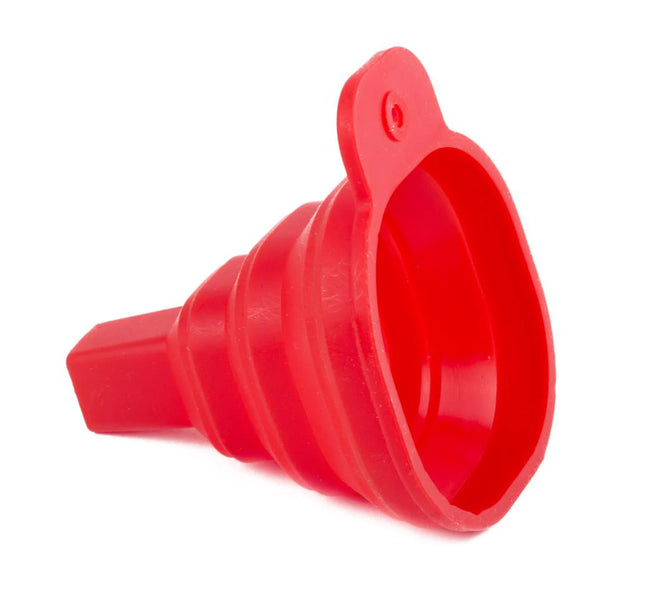 Benson Siliconen Trechter - 55 mm - Opvouwbaar - Rood - Met Hangoog
