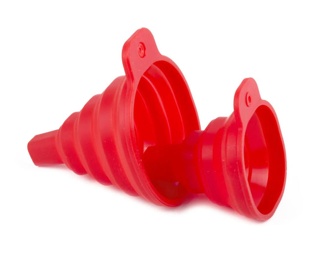 Benson Siliconen Trechterset - 2-delig - Opvouwbaar - Rood