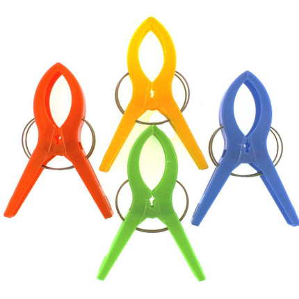 Benson Grote Strandlakenklemmen - Set van 4 - Kunststof