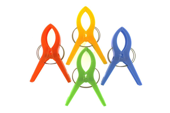 Benson Grote Strandlakenklemmen - Set van 4 - Kunststof