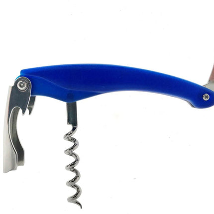 Benson Multifunctioneel Kelnersmes - Blauw - Kurkentrekker, Flesopener & Capsulesnijder