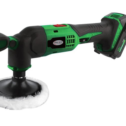 Hofftech Excentrische Accu Poetsmachine – 18V Li-Ion – Ø 125 mm – Draadloos Polijsten