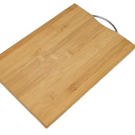 Benson Bamboe Snijplank - 24 x 34 x 2 cm - Duurzaam - Met Aluminium Handgreep