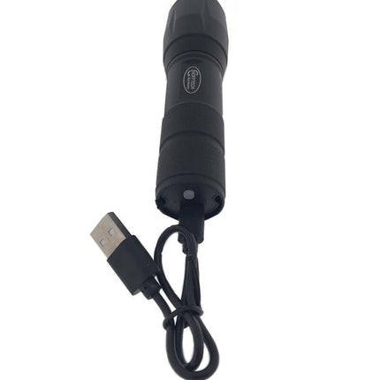 Hofftech Tactical 2-in-1 LED & COB Zaklamp – 5W + 3W – Oplaadbaar – 1200 mAh – 5 Modi