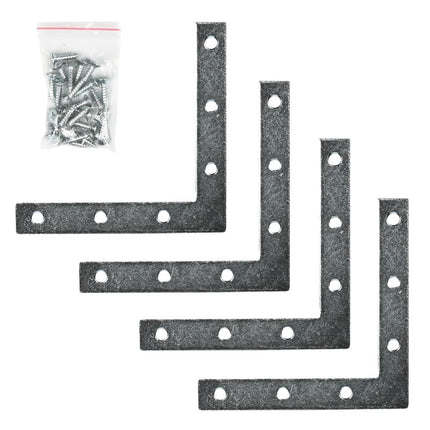 Benson Raamhoek 4-delig – 100 x 100 x 15 mm – Inclusief 20 Schroeven
