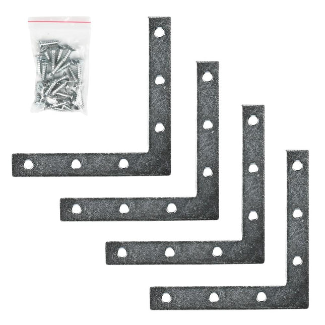 Benson Raamhoek 4-delig – 100 x 100 x 15 mm – Inclusief 20 Schroeven