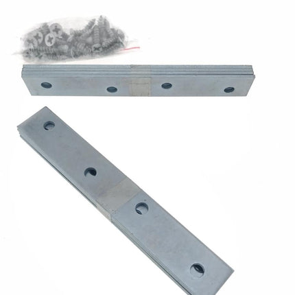 Benson Verbindingsplaat 8-delig – 100 x 15 mm – Inclusief 32 Schroeven