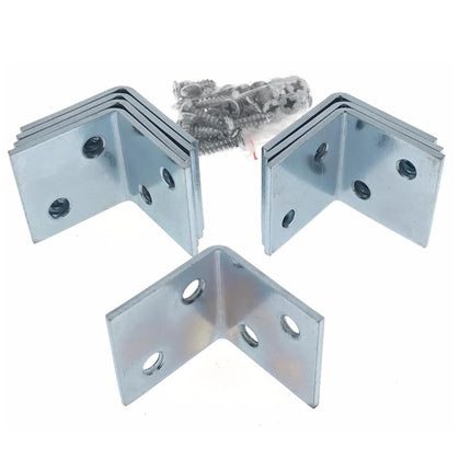 Benson Versterkingshoek 8-delig – 30 x 30 x 30 mm – Inclusief 32 Schroeven