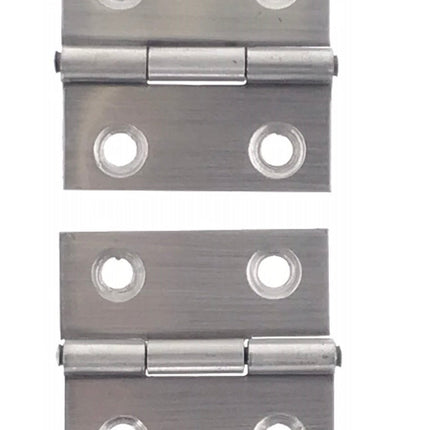 Benson RVS Scharnieren – 38 x 36 mm (1.5") – Inclusief Schroeven – 2 stuks