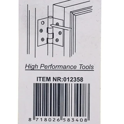 Benson RVS Scharnieren – 38 x 36 mm (1.5") – Inclusief Schroeven – 2 stuks