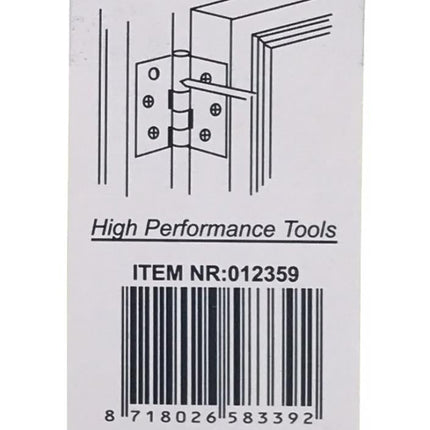Benson RVS Scharnieren – 50,8 mm (2") – Inclusief Schroeven – 2 stuks