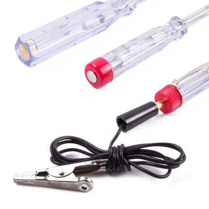 Benson Spanningzoeker Set - 6/12/24 Volt - 3 maten - Inclusief Aardeclip
