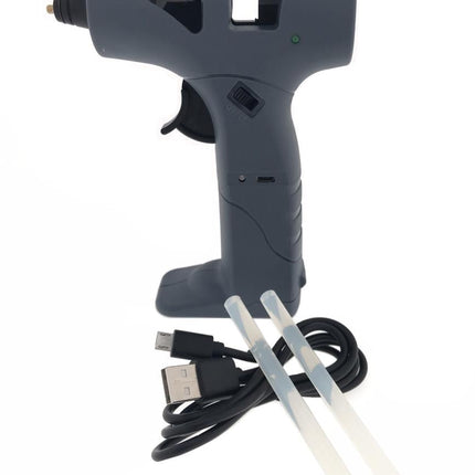 Hofftech Draadloos Lijmpistool - 17W - USB Oplaadbaar - Inclusief 2 Lijmstiften
