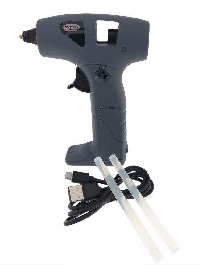 Hofftech Draadloos Lijmpistool - 17W - USB Oplaadbaar - Inclusief 2 Lijmstiften