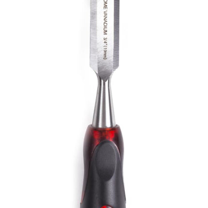 Hofftech Houtbeitel - 19 mm (3/4") - Cr-V Staal - Ergonomische Soft Grip