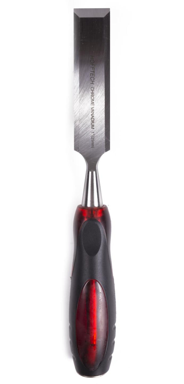 Hofftech Houtbeitel - 25 mm (1") - Cr-V Staal - Ergonomische Soft Grip