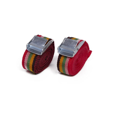 Benson Regenboog Spanband Set – 2,5 Meter – met Klem – 2 Stuks – Gecertificeerd