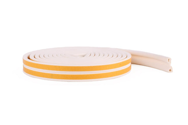 Benson Tochtstrip P-profiel Wit - 2 x 3 Meter - 6 Meter Totaal