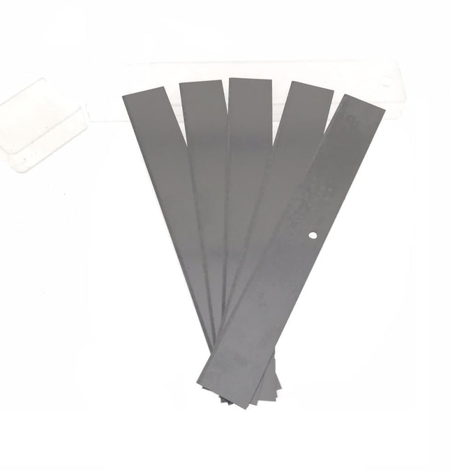 Benson Behangschrapermesjes 100 mm - 5 Stuks - Gehard Staal