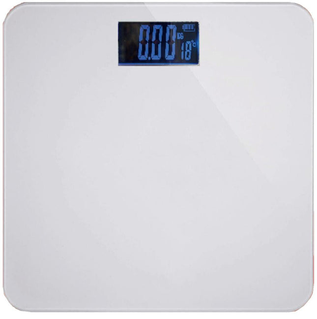 Benson Digitale Personenweegschaal – Max. 180 kg – Wit – LCD Display