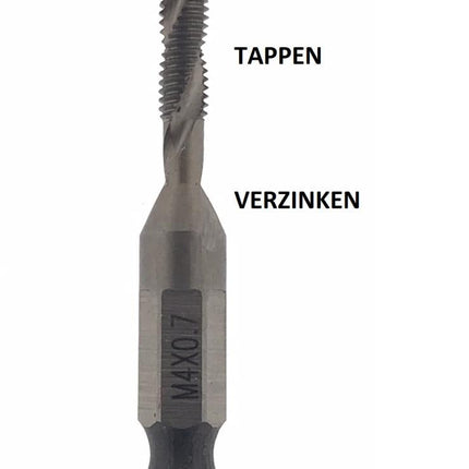 Benson Boor- en Tapset - 6-delig - M3 t/m M10 - HSS Kwaliteit