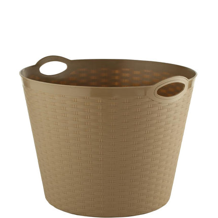 Benson Wasmand - Rattan Motief - 35 Liter - Assorti