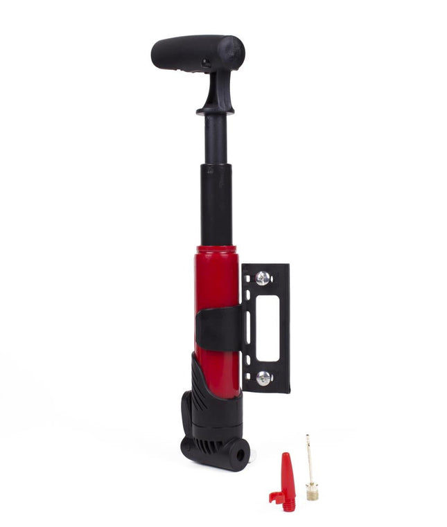 Benson Mini Fietspomp & Balpomp - Uitschuifbaar - 6 Bar - Rood/Zwart