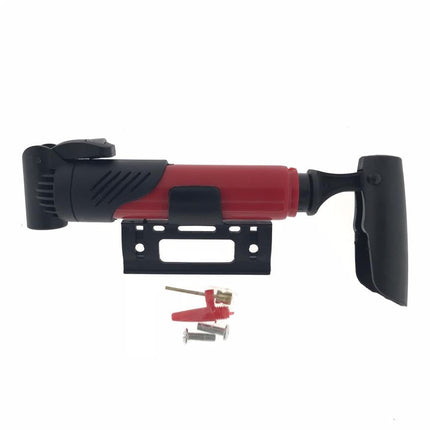 Benson Mini Fietspomp & Balpomp - Uitschuifbaar - 6 Bar - Rood/Zwart