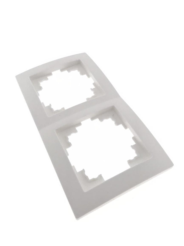 Benson Dubbel Afdekraam – Wit – 152 x 81 mm