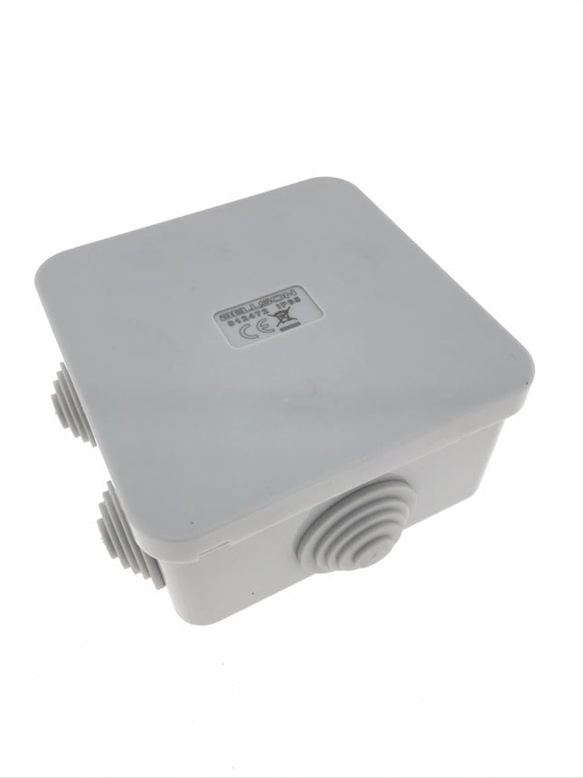 Benson Lasdoos - IP65 - 6 invoerpunten - 80 x 80 x 40 mm - Grijs
