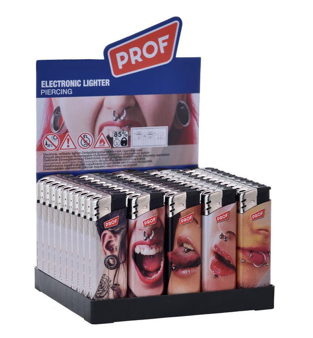 Prof Aansteker Piercing - Stoere Print - Compacte Gasaansteker