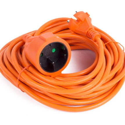 Benson Verlengsnoer Oranje – 10 meter – 2500 Watt – Kinderveilig