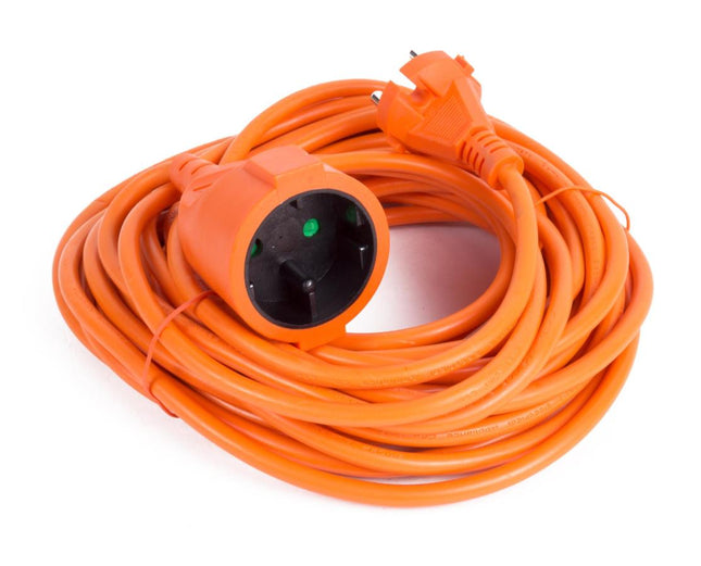 Benson Verlengsnoer Oranje – 10 meter – 2500 Watt – Kinderveilig