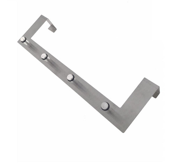 Benson Deurkapstok - 4 Haken - Aluminium - Voor Deuren van 40 mm