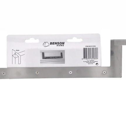 Benson Deurkapstok - 4 Haken - Aluminium - Voor Deuren van 40 mm