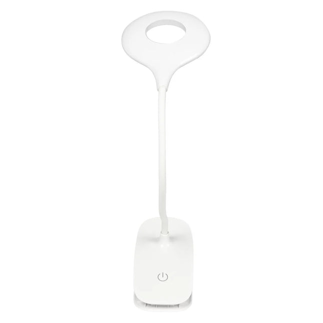 Benson Oplaadbare LED-Klemlamp – 3W – Flexibele Hals – 3 Dimstanden – USB-oplaadbaar