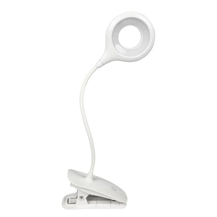 Benson Oplaadbare LED-Klemlamp – 3W – Flexibele Hals – 3 Dimstanden – USB-oplaadbaar