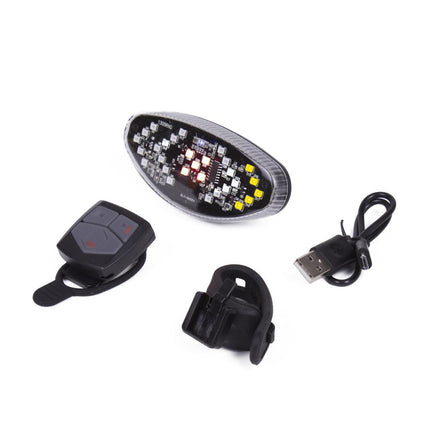 Benson Fietslamp met Richtingaanwijzer - Draadloze Afstandsbediening - LED - USB Oplaadbaar