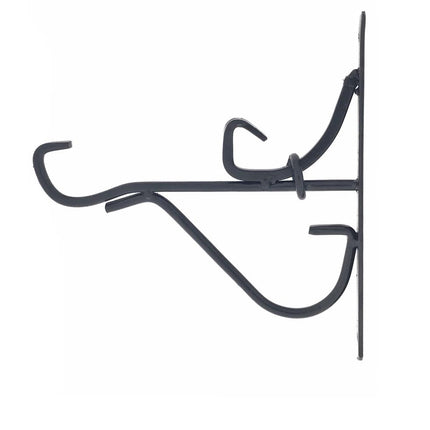 Benson Metalen Plantenhanger - 25 x 24 cm - Zwart - Voor Muur & Balkon