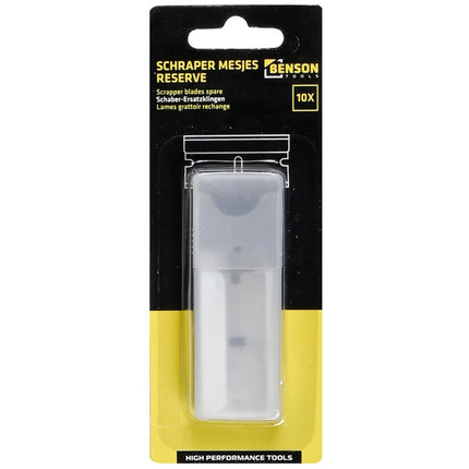 Benson Reservemesjes voor Verfkrabber & Glasschraper 40 mm - 10 stuks