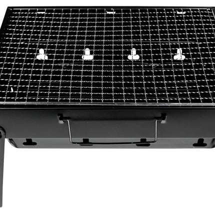 Benson Compacte Barbecue met Handvat - Draagbaar - 35 x 27 x 20 cm - Zwart