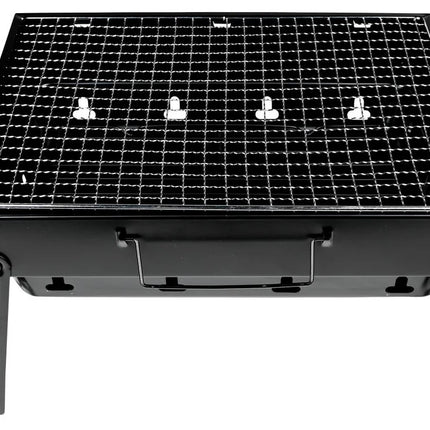 Benson Draagbare Barbecue - Compact met Handvat - 35 x 27 cm - Zwart
