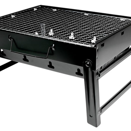 Benson Compacte Barbecue met Handvat - Draagbaar - 35 x 27 x 20 cm - Zwart