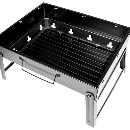 Benson Draagbare Barbecue - Compact met Handvat - 35 x 27 cm - Zwart