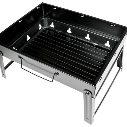 Benson Compacte Barbecue met Handvat - 35 x 27 x 20 cm - Zwart
